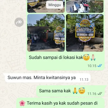 Pengiriman Papan Bunga Duka Pondok Pinang