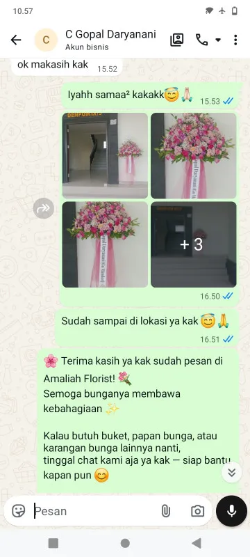 Pengiriman Karangan Bunga Pondok Pinang