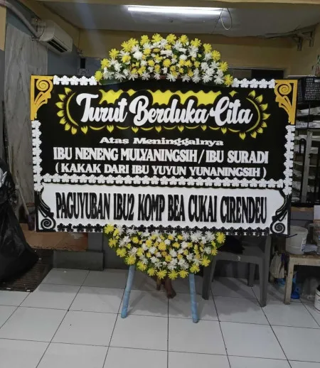 Papan Bunga Duka Pondok Pinang